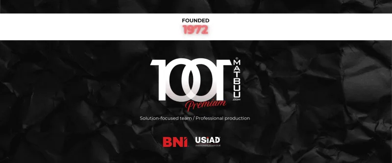 Founded 1972 · Solution-focused team / Professional production
