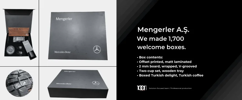 Mengerler A.Ş. · 1,700 welcome boxes