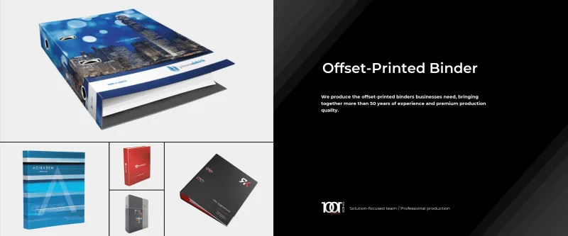 Offset-Printed Binder